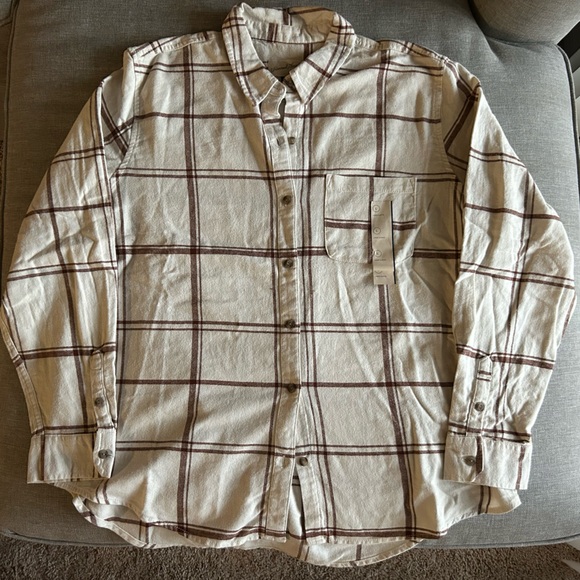 Universal Thread Tops - Universal Thread Plaid Button Up Shirt